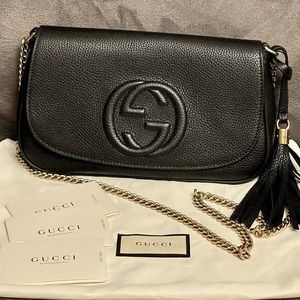 Gucci Soho Crossbody bag with gold chain